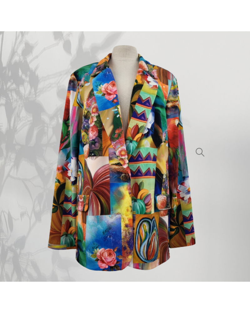 Blazer à motifs tropicaux Joseph Ribkoff